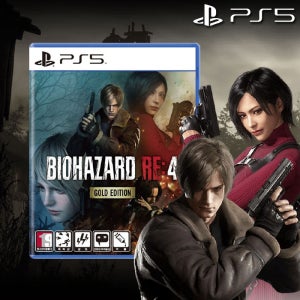PS5 바이오하자드 RE4 골드에디션 한글판 + 듀얼센스 악세사리 2종