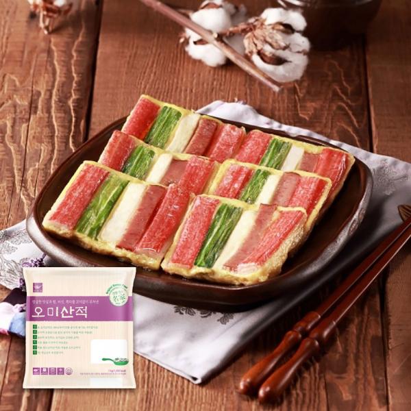 명절엔 오색 꼬치 산적 꼬치전 1kg 꼬치전