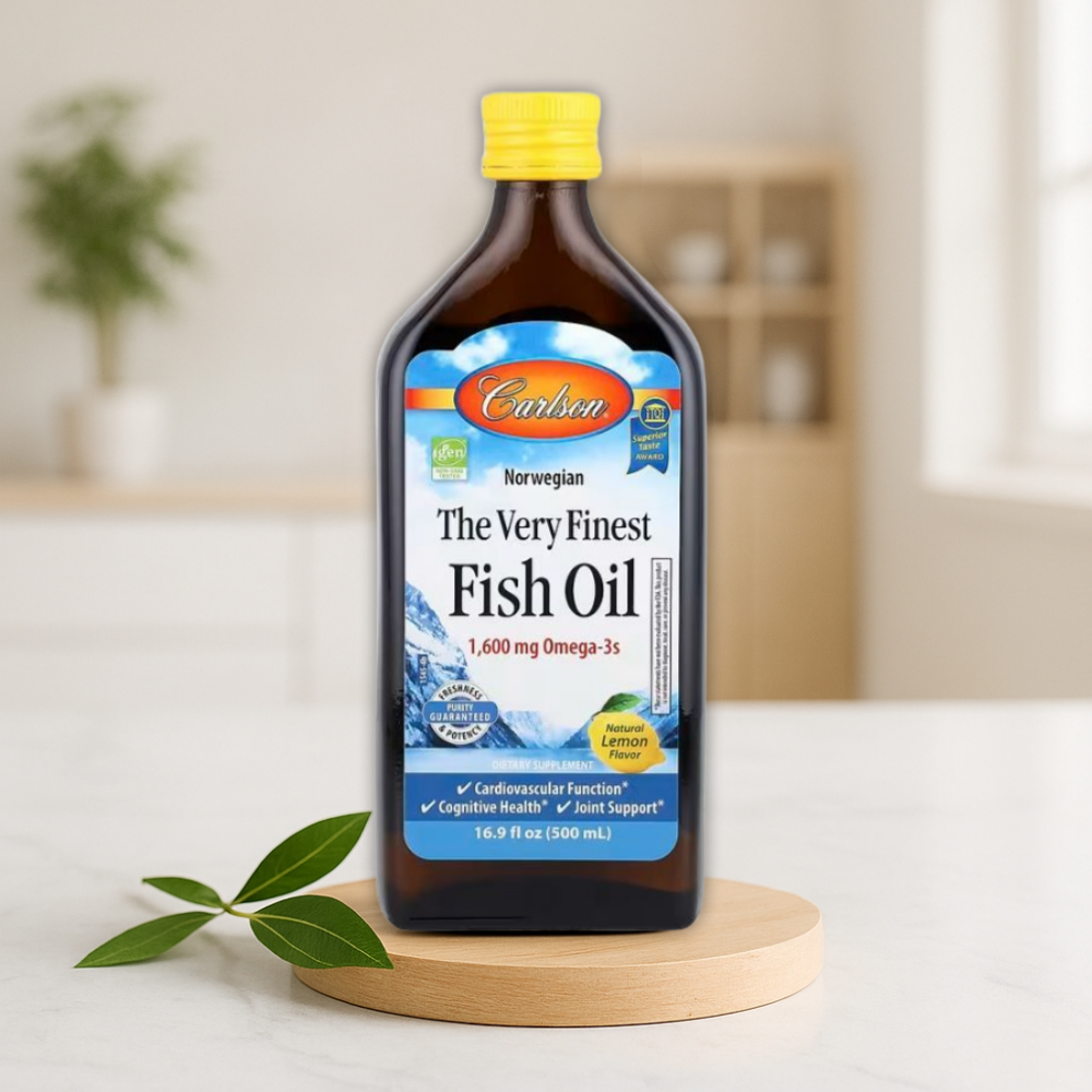 칼슨 노르웨이 <b>피쉬오일</b> 천연 <b>레몬</b>맛 <b>500ml</b>, 1개