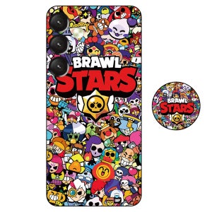 갤럭시와이드7 카피바라 마인크래프트 브레인롯 로블록스 스마트톡 폰 케이스 36, 갤럭시 와이드7-버디3-A15-A24-A25 공용