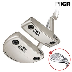 PRGR 프로기아 디자인 프리미엄 수제 골프 퍼터+RS 포지드 다이나믹골드 120 웨지