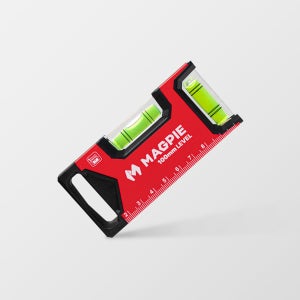 맥파이 자석 미니 수평계 수평자 레벨기 100mm 10cm