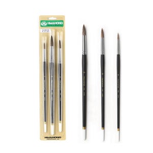 화홍 수채화붓 782R 3본 B세트