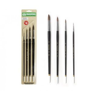 화홍 수채화붓 782R 4본 세트