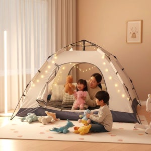 본생활 쉬운설치 자동 난방탠트 외풍차단 보온텐트 피크닉겸용