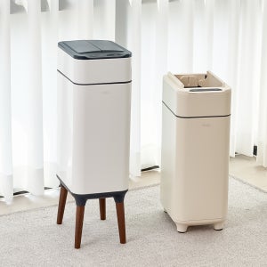 모던 스마트 자동 센서 냄새차단 기저귀 쓰레기통 종량제 호환 휴지통 T에디션 / 20L, 아이보리