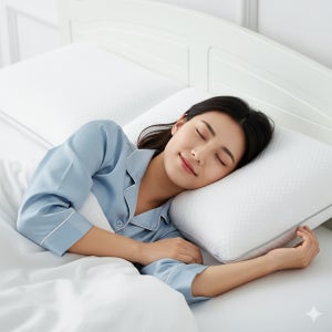 하이얀 하품 프리미엄 메모리폼 베개 최고급 고밀도폼 목편한 편안한 베개