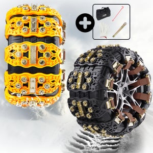 HGG테크 스노우체인 사슬 블랙아이스 빙판 휠체인 윈터타이어 겨울용 타이어 8개입 1세트