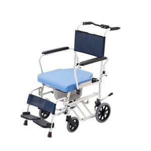 미키 CS-3 휠체어형 이동식변기 어르신 바퀴형변기