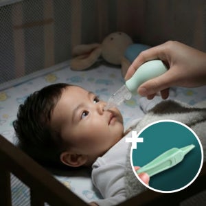 저소음 수동 스포이드형 콧물흡입기 코뻥 휴대용