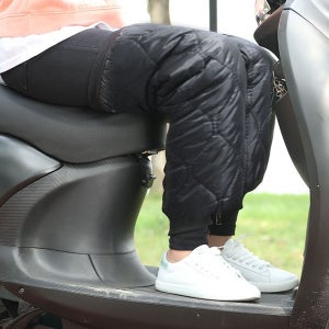 여성 라이더 방한 바지 오토바이 방한 바지 겨울 배달