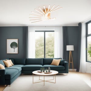 거실등 실내 인테리어 등 전등 교체 방 LED조명 모노루체 트라시아 스핀 150W