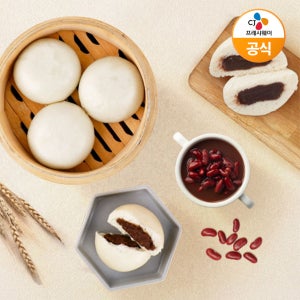CJ 아이누리X자연드림 단팥 듬뿍 우리밀 찐빵 호빵 1kg