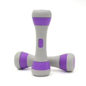 무게조절 덤벨 아령 2kg 2개 세트 퍼플 홈트레이닝