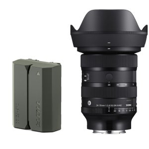 시그마 24-70mm F2.8 DG DN II Art 소니 FE + 틸타 FZ100 배터리