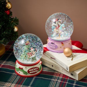 디즈니 홀리데이워터볼 100mm 2 style