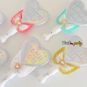 응원봉 제작 LED 야광봉 하트 요술봉 콘서트 학예회 발표회 운동회 야구 응원도구