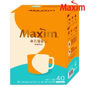 맥심 슈프림골드 커피믹스 40T