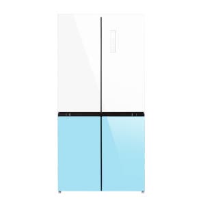 캐리어 4도어 양문형 냉장고 508L 화이트+민트 MRNF508MPM1