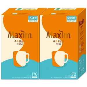 동서식품 맥심 슈프림골드 커피믹스 170Tx2개