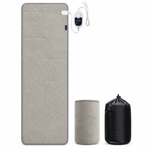 해든마루 프리볼트 1인용 전기장판 전기매트 여행 캠핑 휴대용 극세사형, 50x150cm
