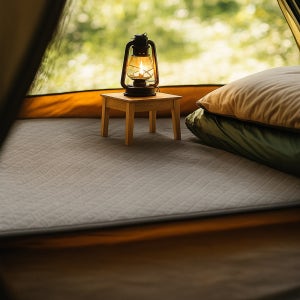 해든마루 프리볼트 1인용 전기장판 전기매트 여행 캠핑 휴대용 극세사형, 50x150cm