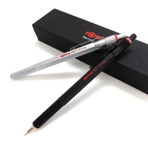 ROTRING 로트링 800 샤프 0.5 0.7mm (BLACK, SILVER) [각인 선물 포장 포함]