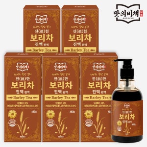 100%국산 보리차 진액 티백대용 진한 원액 480g, 5개