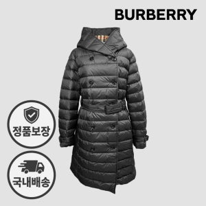 버버리 위틀리 후드 롱 다운 패딩 81052081 80911081 블랙