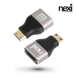 NX-HFMINM-8KG6 HDMI 2.1 to Mini HDMI 변환 젠더 / NX1615