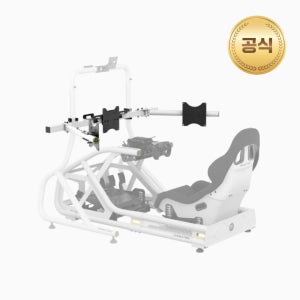 파나텍 GT 콕핏 트리플 모니터 거치대 스탠드 화이트