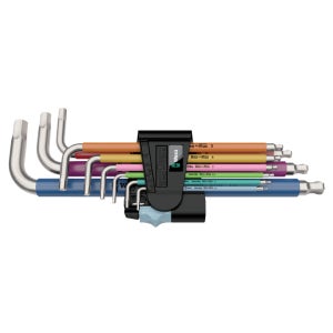 베라 3950/9 멀티컬러 스테인리스 육각렌치세트 05022669001