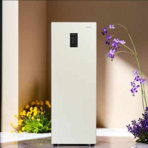 25년 신제품 위니아에이드 클라쎄 미니 스탠드형 김치냉장고 1도어 메탈 화이트 KAE112TWMEV8 용기 포함