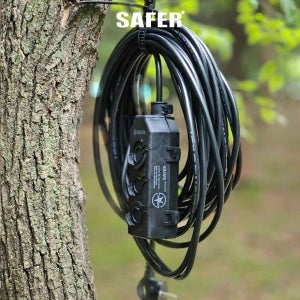 세이퍼 연장선 3구 20M 캠핑 리드선 고용량 안전캡 다용도 멀티탭 국내제작
