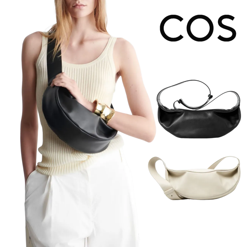 [국내오늘출고]COS코스 스윙 크로스바디 백 블랙크림 swingbag