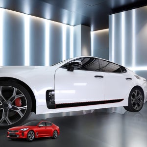 유투카 스팅어 튜닝 용품 도어가니쉬 커버 블랙 몰딩