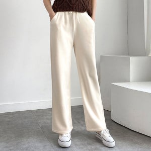 코듀로이 밴딩 와이드팬츠 기모 겨울 슬랙스, 원데이핏 ONeday Fit