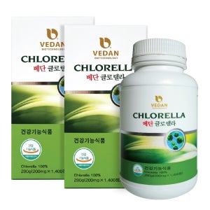대만 베단 클로렐라 1400정, 2개