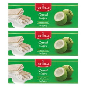 임페리얼 코코넛 웨이퍼(웨하스) 80g 4개 수입과자 수입웨하스