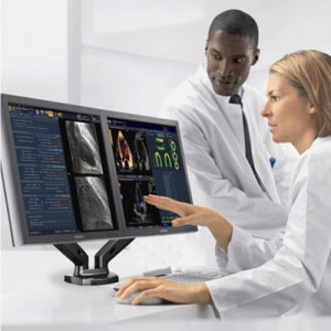 높이조절 듀얼 모니터 거치대 사무 인체공학적 설치용 스탠드 다기능