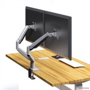 LDT 듀얼 모니터암 알루미늄 거치대 스탠드 받침대 C024 TMS