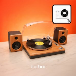 사운드룩 SLT-2030PRO 우드 LP 턴테이블 블루투스 스피커 라디오 감성 오디오