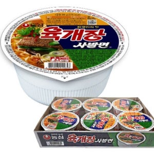 농심 농심육개장사발면 육개장 86g 6개입