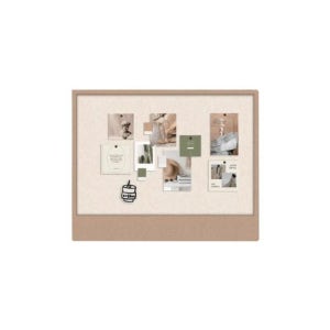 수제 DIY 펀치니들 패키지 장식 대형 취미 브라운 25x35cm