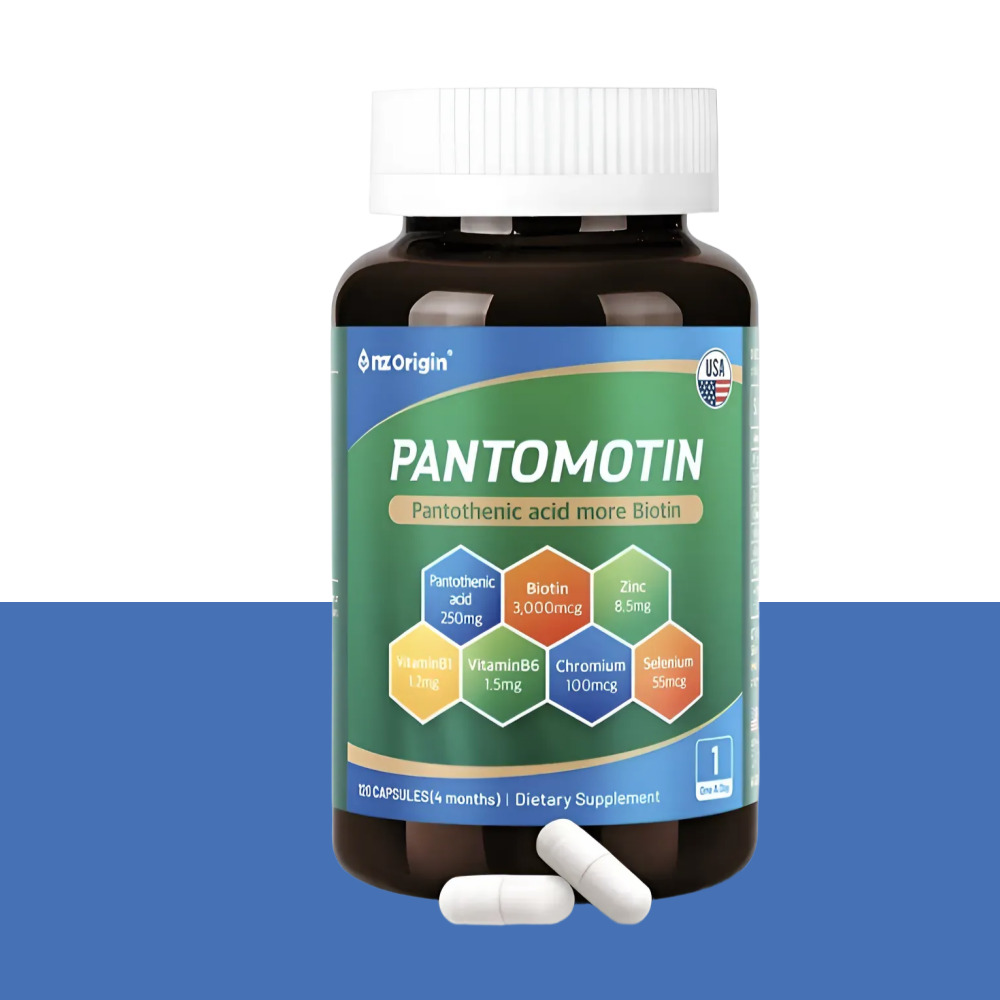 판토모틴 판토텐산 비오틴 비타민B군 맥주효모 모발 영양 120캡슐 4개월분