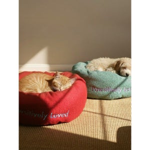 반려동물 집 세탁 가능한 고양이 강아지 원형 포근 하우스 디자인 펫베드