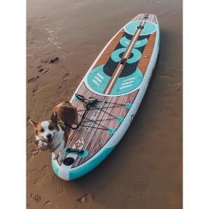 윈드쉽 패들 보드 서핑 보라카이 킥판 포일 보트 웨이크 카이트 320x84x15cm 검정