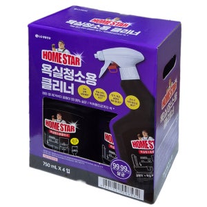홈스타 욕실용 클리너 750ml 4개 코스트코 화장실 찌든때 곰팡이 욕실청소용 세정제