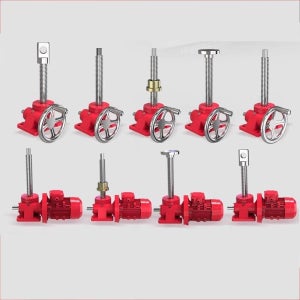 웜기어 스크류 감속기 속도 터빈 모터 샤프트 부하 200kg