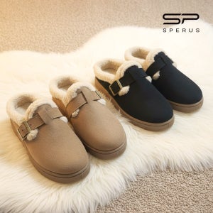 [스페루스] 따뜻하고 포근한 여성용 어그 방한 로퍼 윈터코지